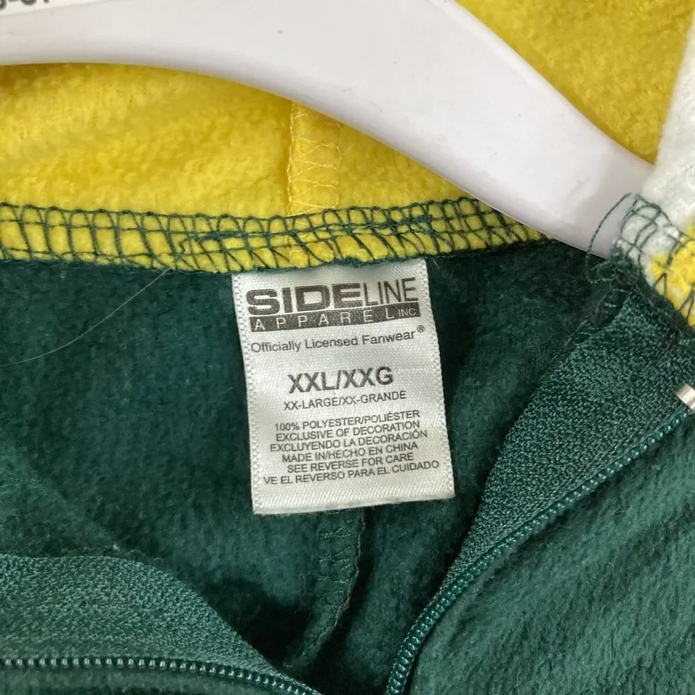 Oregon Ducks Sideline Apparel Mascot Pajama / Costume XXL Fleece Jumpsuit Green